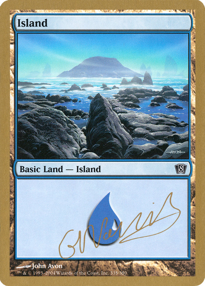 Island (gn335) (Gabriel Nassif) [World Championship Decks 2004] | Nerdhalla Games