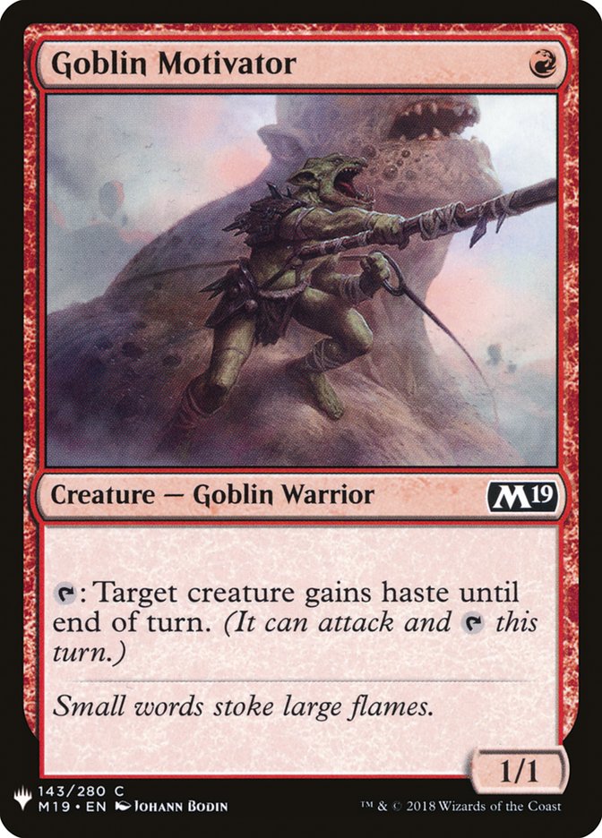 Goblin Motivator [Mystery Booster] | Nerdhalla Games