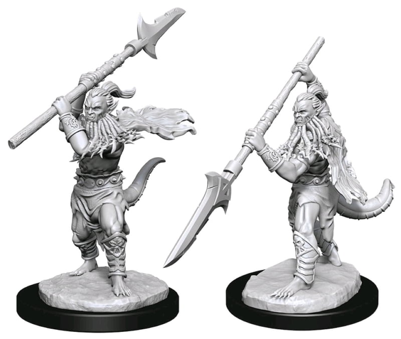 Wizkids:  Nolzur's Marvelous Miniatures Wave #13 - Bearded Devils | Nerdhalla Games