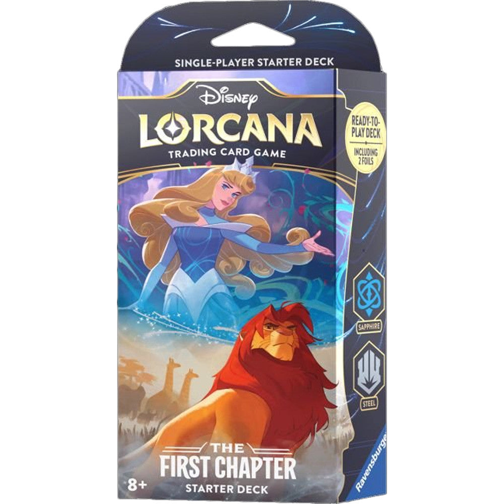 Lorcana:  The First Chapter - Starter Deck Sapphire & Steel | Nerdhalla Games