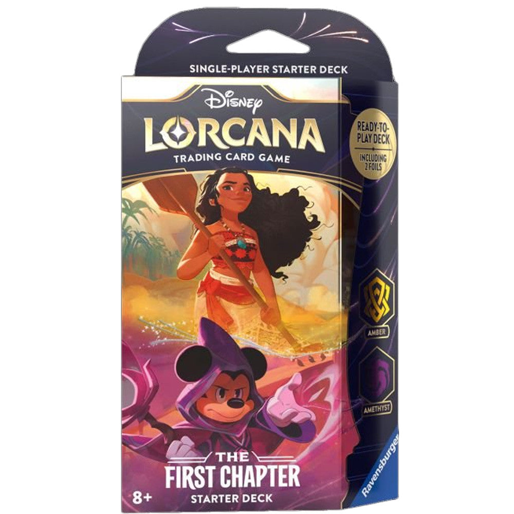 Lorcana:  The First Chapter - Starter Deck Amber & Amethyst | Nerdhalla Games