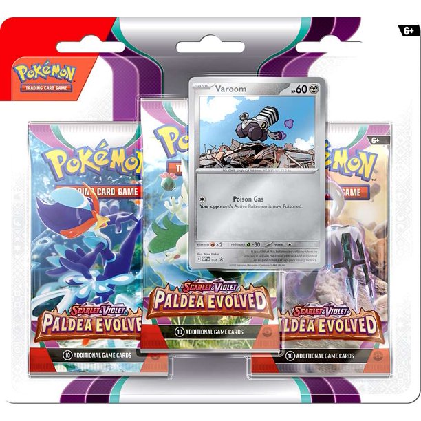 Pokemon Paldea Evolved - 3 Booster Blister | Nerdhalla Games