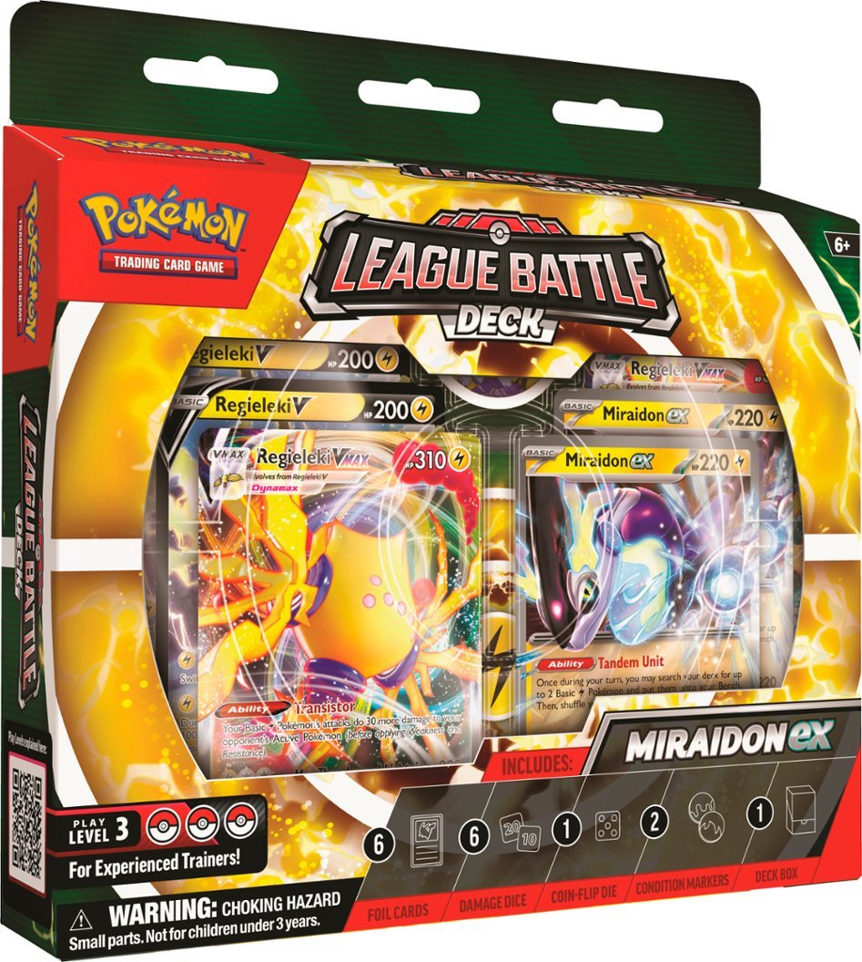 Pokemon League Battle Decks (Regieleki/Miraidon) | Nerdhalla Games