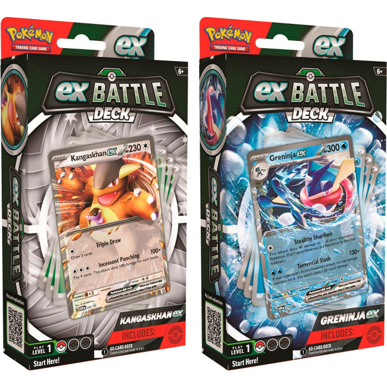 Pokemon TCG: EX Battle Decks (Kangaskhan ex or Greninja ex) | Nerdhalla Games