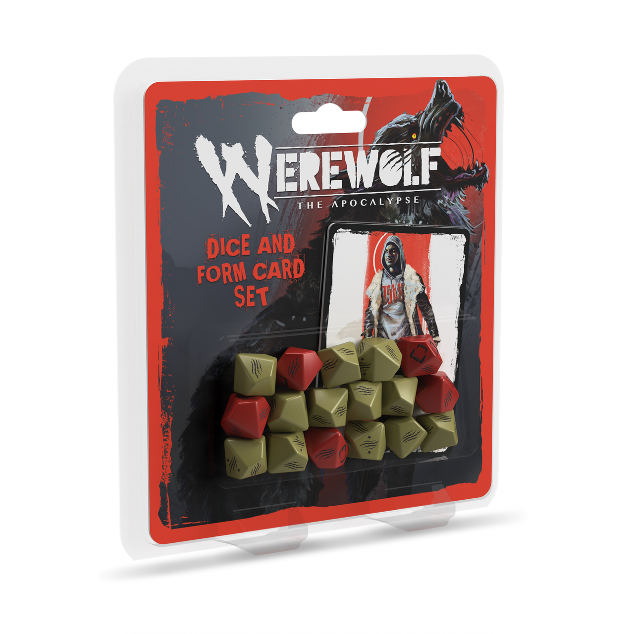 Werewolf - The Apocalypse 5e Dice and Form Card Set | Nerdhalla Games