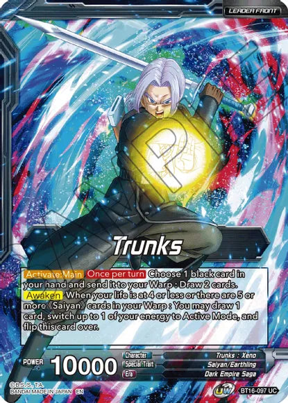 Trunks // SSG Trunks, Crimson Warrior (BT16-097) [Realm of the Gods] | Nerdhalla Games