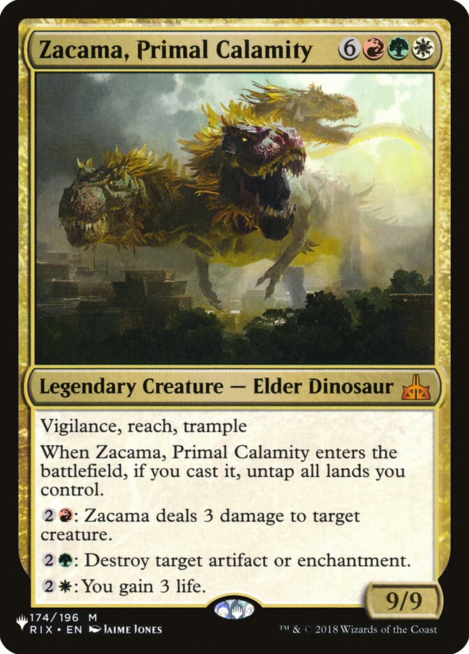 Zacama, Primal Calamity [The List] | Nerdhalla Games