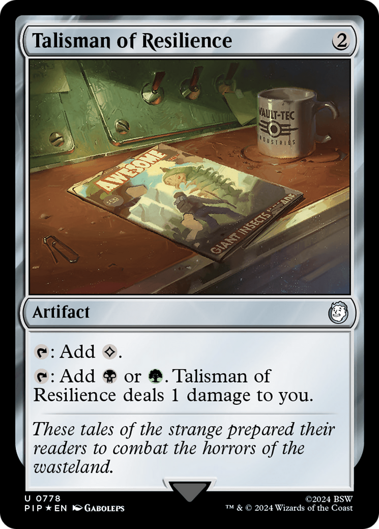 Talisman of Resilience (Surge Foil) [Fallout] | Nerdhalla Games