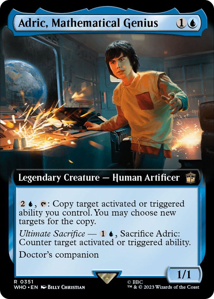 Adric, Mathematical Genius (Extended Art) [Doctor Who] | Nerdhalla Games