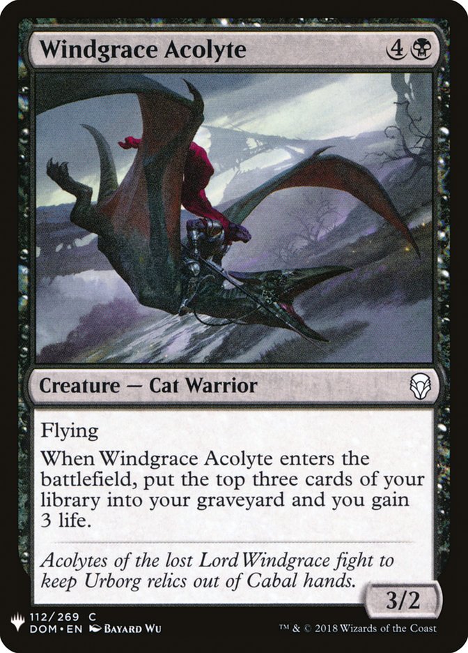 Windgrace Acolyte [Mystery Booster] | Nerdhalla Games