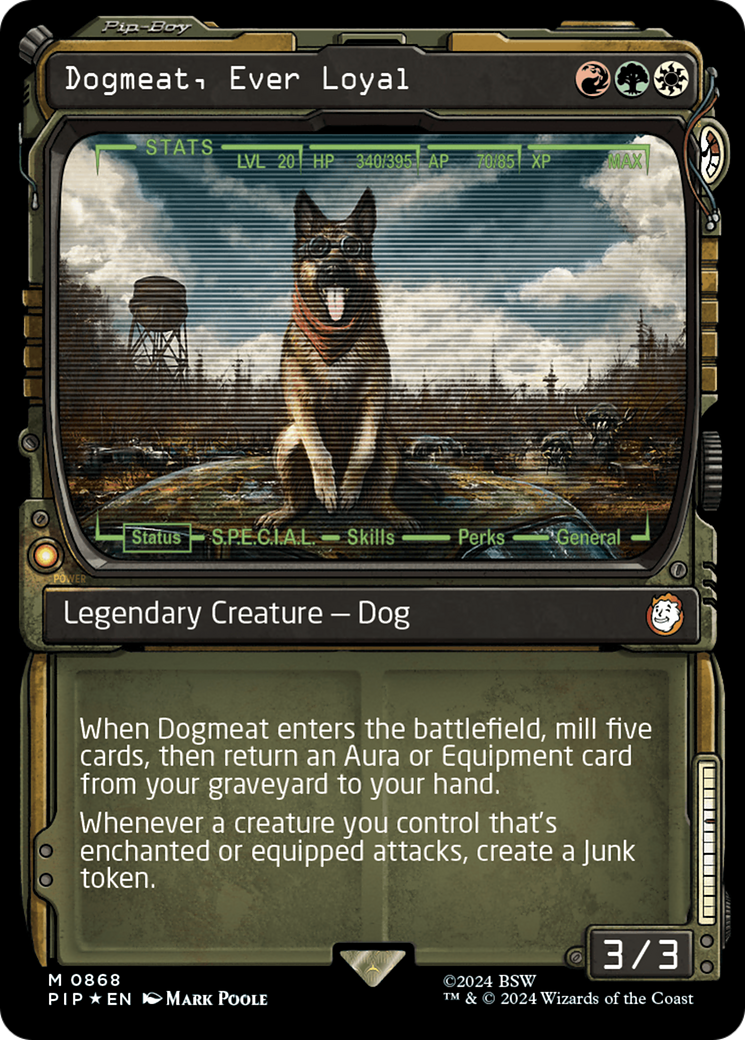 Dogmeat, Ever Loyal (Showcase) (Surge Foil) [Fallout] | Nerdhalla Games