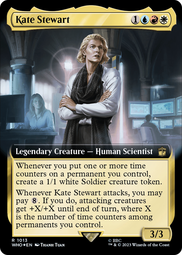 Kate Stewart (Extended Art) (Surge Foil) [Doctor Who] | Nerdhalla Games