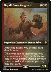 Neyali, Suns' Vanguard (Foil Etched) (Display Commander) [Phyrexia: All Will Be One Commander] | Nerdhalla Games