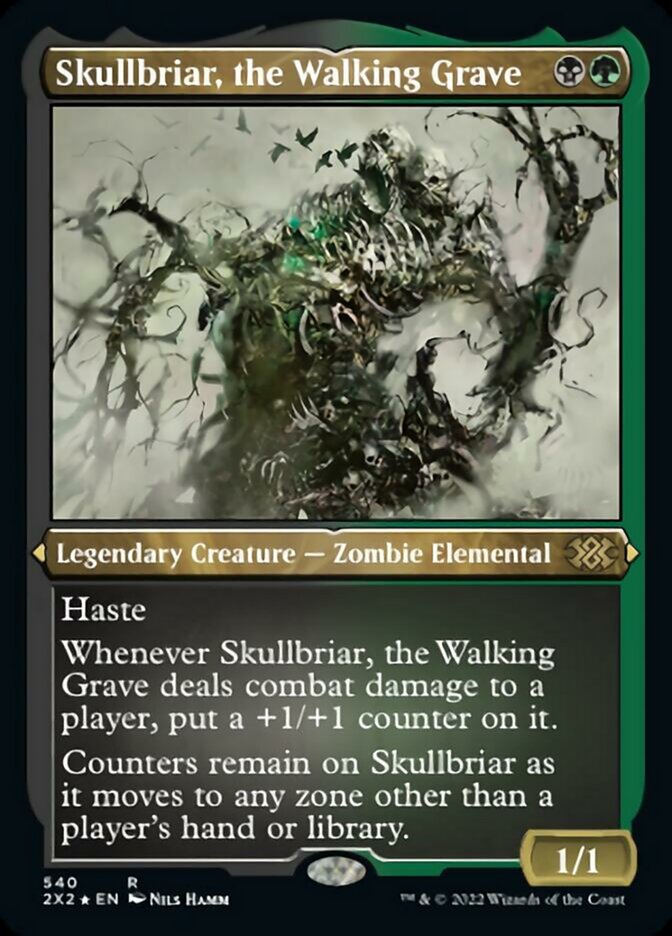 Skullbriar, the Walking Grave (Foil Etched) [Double Masters 2022] | Nerdhalla Games