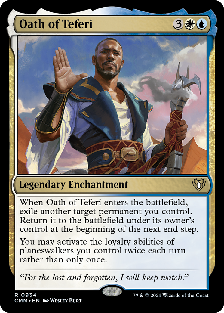 Oath of Teferi [Commander Masters] | Nerdhalla Games