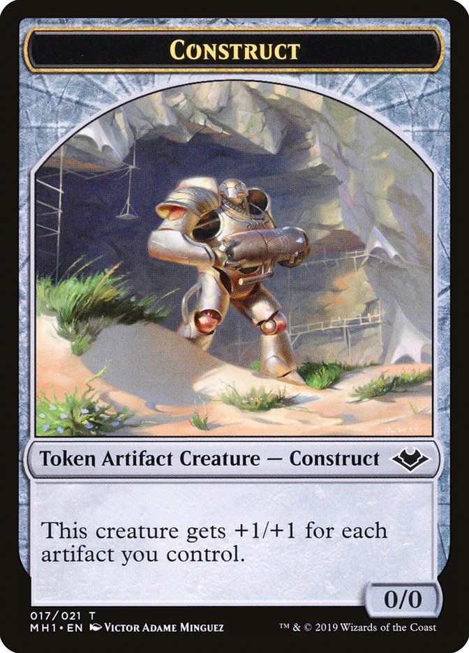 Goblin (010) // Construct (017) Double-Sided Token [Modern Horizons Tokens] | Nerdhalla Games