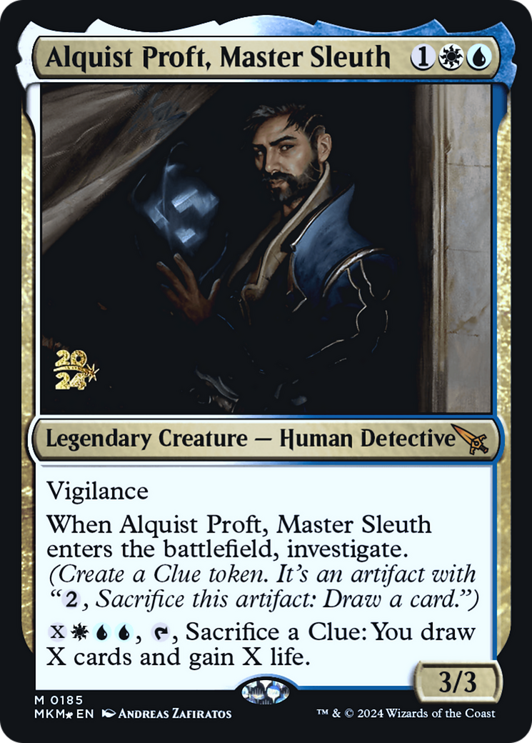 Alquist Proft, Master Sleuth [Murders at Karlov Manor Prerelease Promos] | Nerdhalla Games