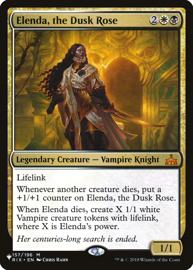 Elenda, the Dusk Rose [The List] | Nerdhalla Games