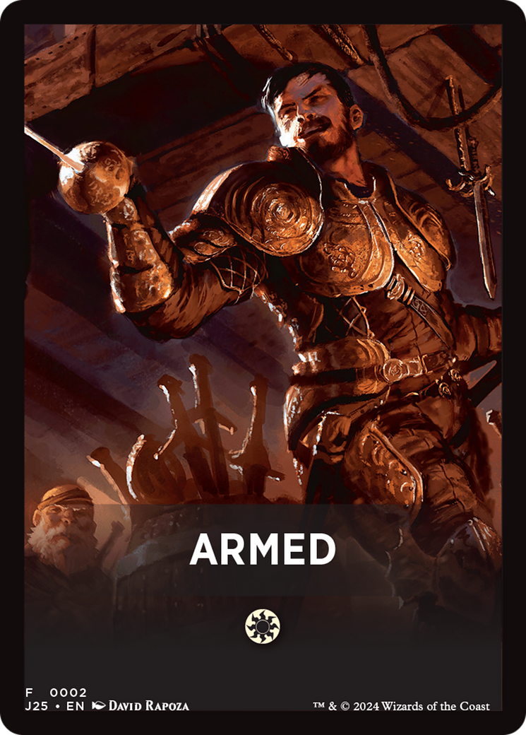 Armed Theme Card [Foundations Jumpstart Front Cards] | Nerdhalla Games