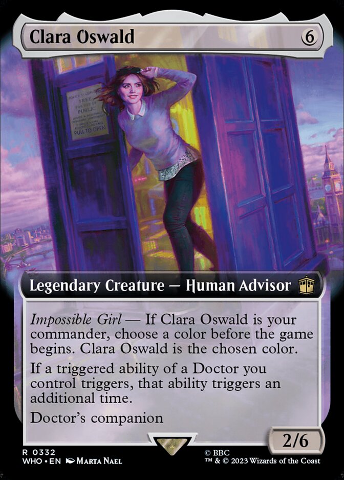 Clara Oswald (Extended Art) [Doctor Who] | Nerdhalla Games