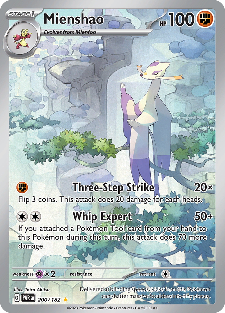 Mienshao (200/182) [Scarlet & Violet: Paradox Rift] | Nerdhalla Games