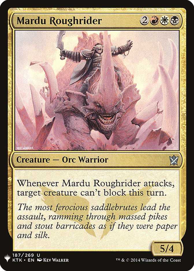 Mardu Roughrider [Mystery Booster] | Nerdhalla Games