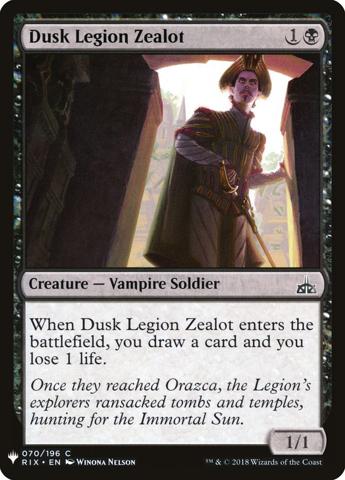 Dusk Legion Zealot [Mystery Booster] | Nerdhalla Games