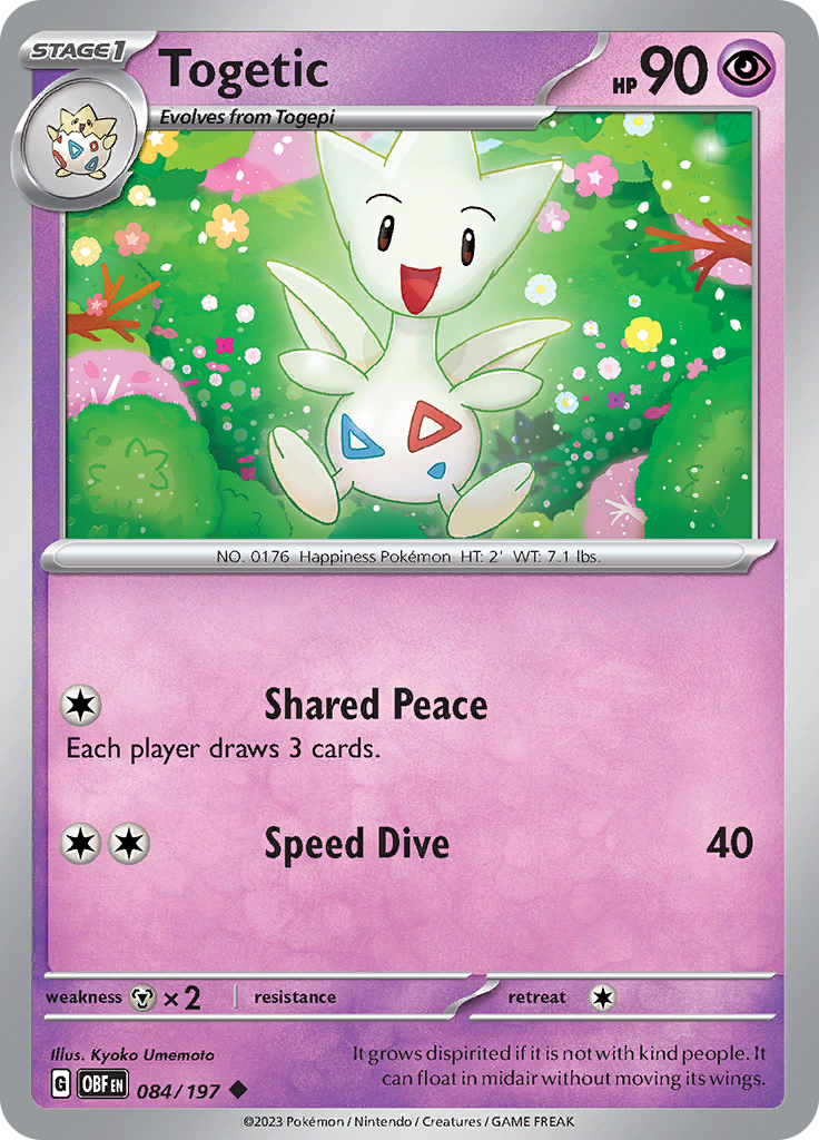 Togetic (084/197) [Scarlet & Violet: Obsidian Flames] | Nerdhalla Games