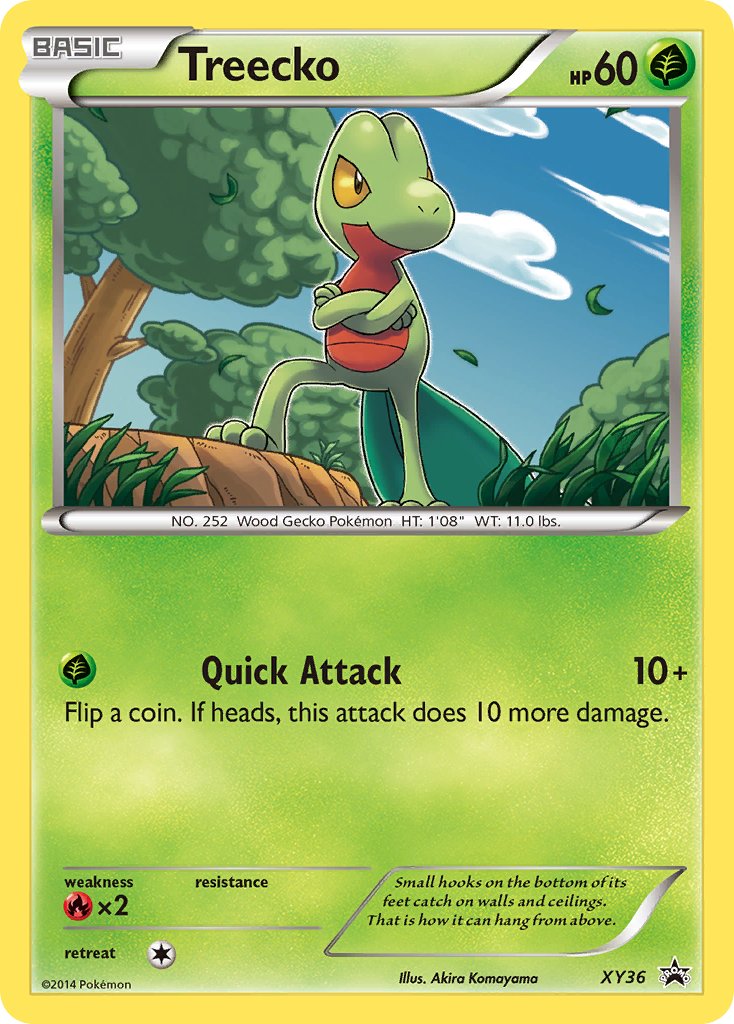 Treecko (XY36) [XY: Black Star Promos] | Nerdhalla Games