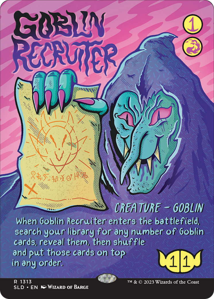 Goblin Recruiter (Rainbow Foil) [Secret Lair Drop Series] | Nerdhalla Games