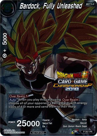 Bardock, Fully Unleashed (P-067) [Tournament Promotion Cards] | Nerdhalla Games