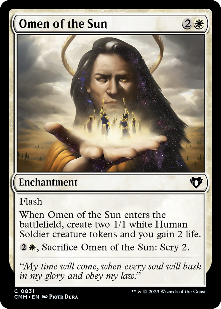 Omen of the Sun [Commander Masters] | Nerdhalla Games