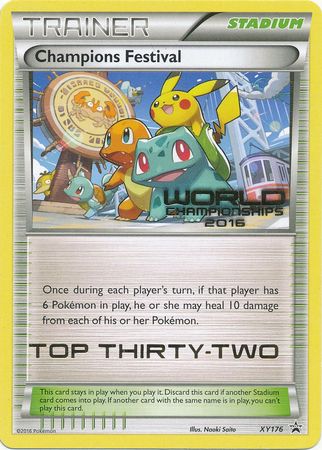 Champions Festival 2016 Top Thirty Two (XY176) [XY: Black Star Promos] | Nerdhalla Games