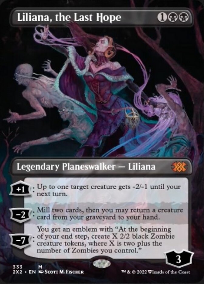 Liliana, the Last Hope (Borderless) [Double Masters 2022] | Nerdhalla Games