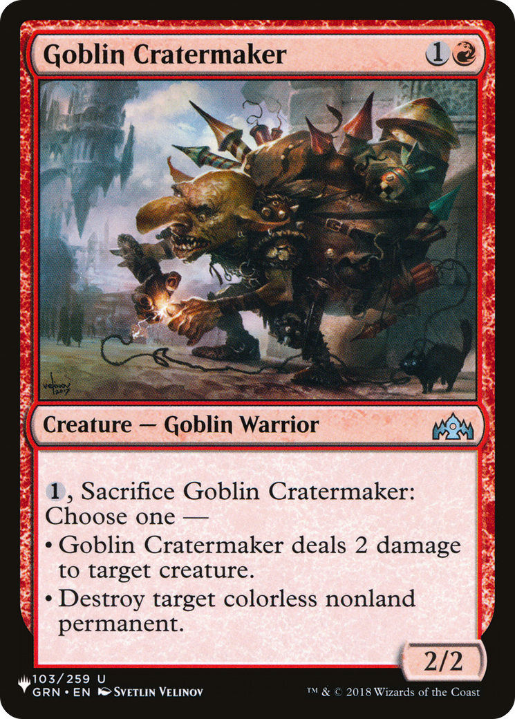 Goblin Cratermaker [The List] | Nerdhalla Games