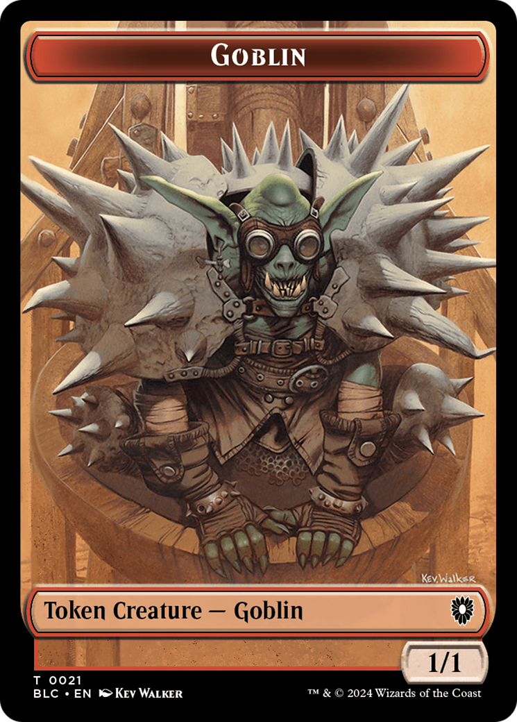 Illusion // Goblin Double-Sided Token [Bloomburrow Commander Tokens] | Nerdhalla Games