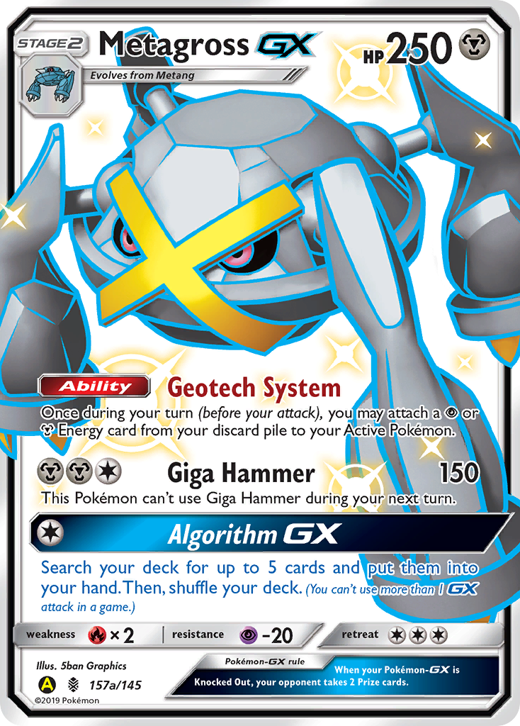 Metagross GX (157a/145) [Alternate Art Promos] | Nerdhalla Games