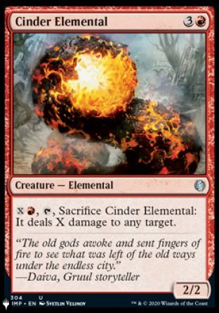 Cinder Elemental [The List] | Nerdhalla Games