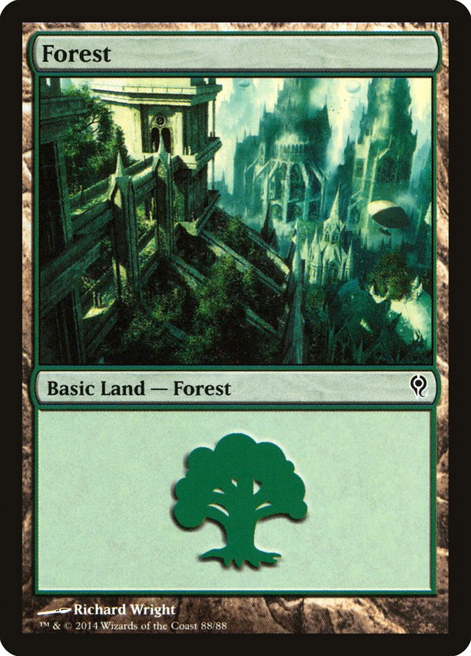 Forest (88) [Duel Decks: Jace vs. Vraska] | Nerdhalla Games