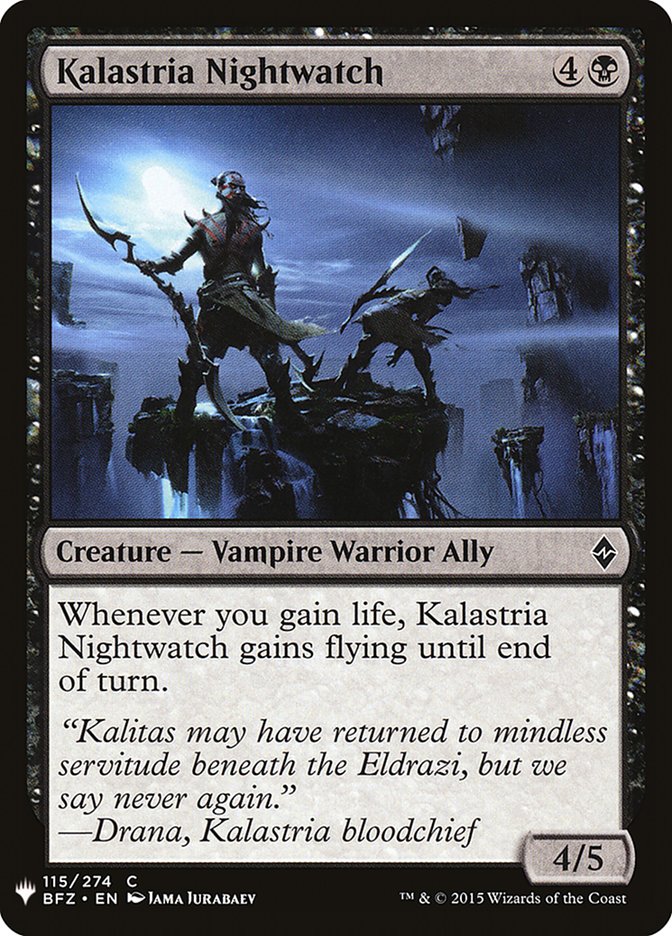 Kalastria Nightwatch [Mystery Booster] | Nerdhalla Games