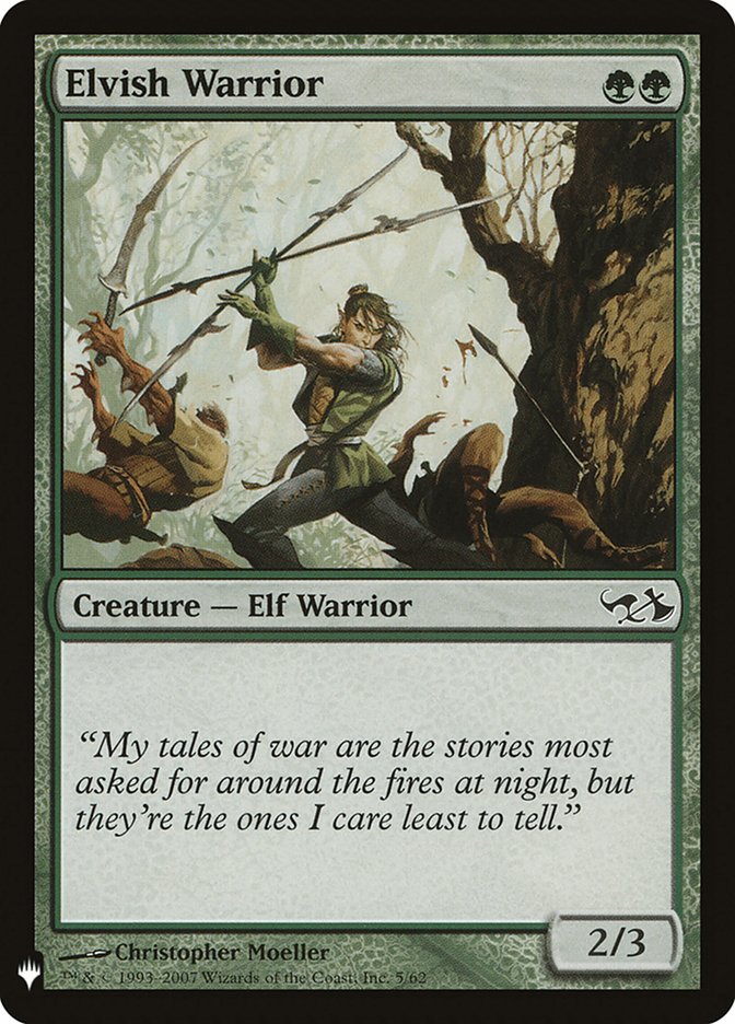 Elvish Warrior [Mystery Booster] | Nerdhalla Games