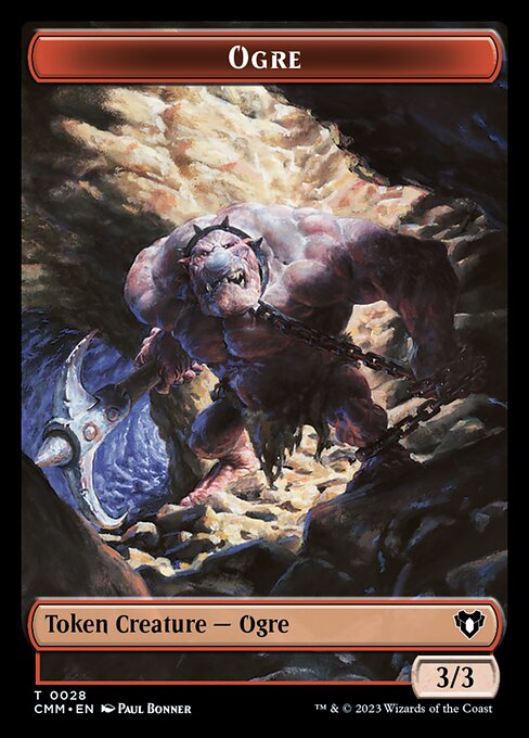 Servo // Ogre Double-Sided Token [Commander Masters Tokens] | Nerdhalla Games