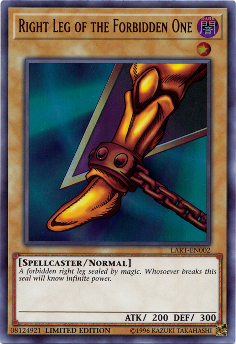 Right Leg of the Forbidden One [LART-EN002] Ultra Rare | Nerdhalla Games