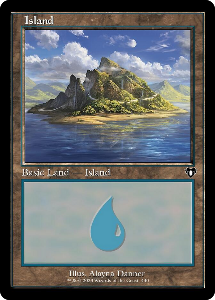 Island (440) (Retro) [Commander Masters] | Nerdhalla Games