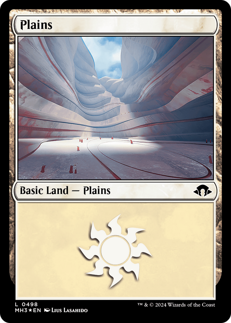 Plains (0498) (Ripple Foil) [Modern Horizons 3] | Nerdhalla Games