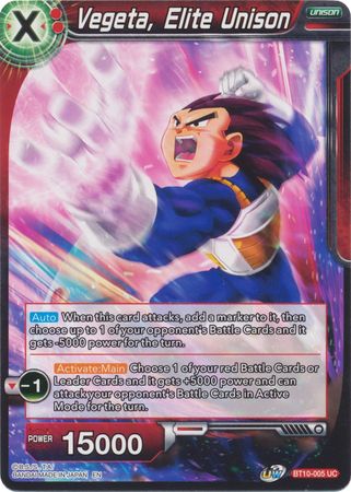 Vegeta, Elite Unison (BT10-005) [Rise of the Unison Warrior 2nd Edition] | Nerdhalla Games