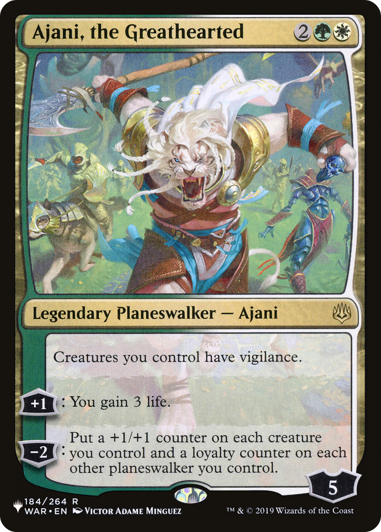 Ajani, the Greathearted [The List] | Nerdhalla Games