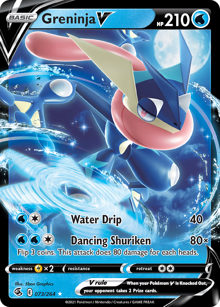 Greninja V (073/264) (Intro Deck) [Sword & Shield: Fusion Strike] | Nerdhalla Games