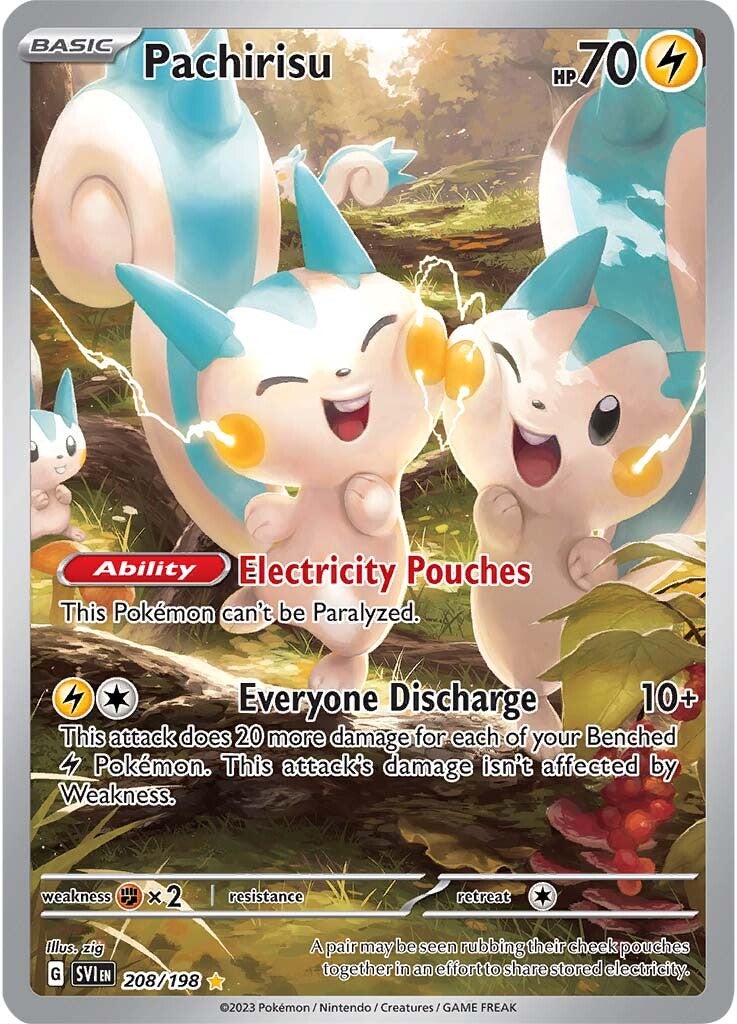 Pachirisu (208/198) [Scarlet & Violet: Base Set] | Nerdhalla Games