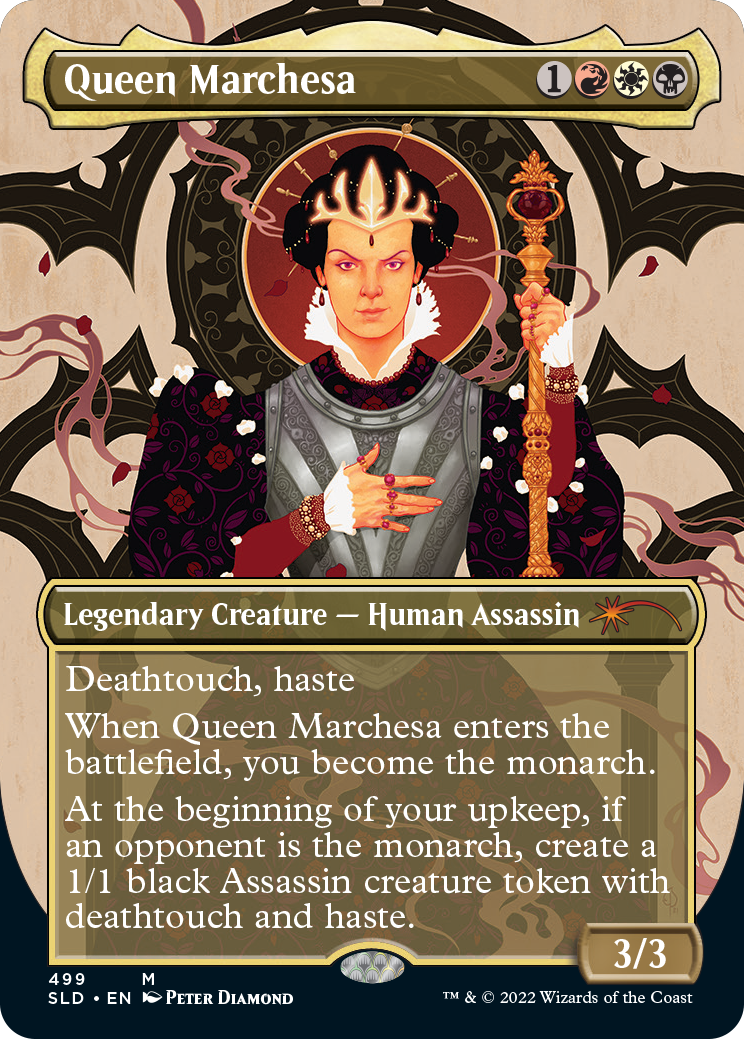 Queen Marchesa (Borderless) [Secret Lair Drop Series] | Nerdhalla Games